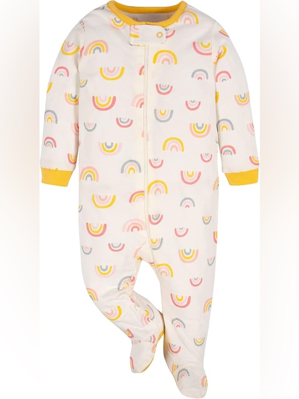 Gerber Newborn Sleep n’ Play Footed Zipper Pajamas